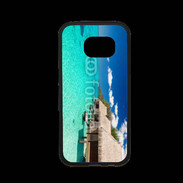 Coque Samsung S7 Premium Bungalow sur mer tropicale