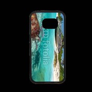 Coque Samsung S7 Premium Belle plage avec tortue