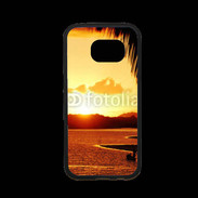 Coque Samsung S7 Premium Fin de journée sur plage Bahia au Brésil