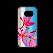 Coque Samsung S7 Premium Fleurs à la plage