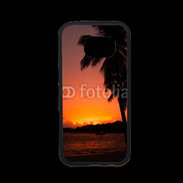 Coque Samsung S7 Premium Cocotier au soleil couchant