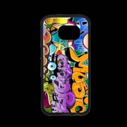 Coque Samsung S7 Premium Graffiti seamless background. Hip-hop art