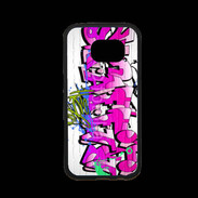 Coque Samsung S7 Premium Graffiti wall background, urban art 1000