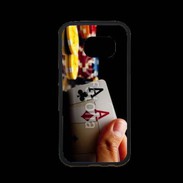 Coque Samsung S7 Premium Poker paire d'as