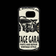 Coque Samsung S7 Premium Moto vintage Garage