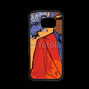 Coque Samsung S7 Premium Joueur de Saxophone