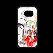 Coque Samsung S7 Premium Illustration de cycliste 2