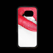 Coque Samsung S7 Premium bouche sexy rouge à lèvre gloss crayon contour