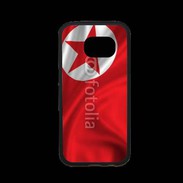 Coque Samsung S7 Premium Drapeau Corée du Nord