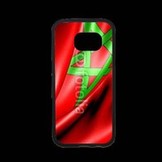 Coque Samsung S7 Premium Drapeau Maroc 750