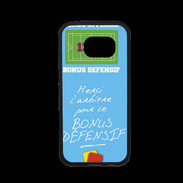 Coque Samsung S7 Premium Merci l'arbitre Bonus offensif-défensif Bleu