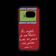 Coque Samsung S7 Premium Les potes Bonus offensif-défensif Rouge