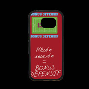 Coque Samsung S7 Premium Mêlée relevée Bonus offensif-défensif Rouge