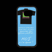 Coque Samsung S7 Premium Moi je l'ai épousé Bonus offensif-défensif Bleu 2