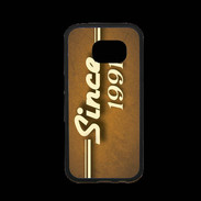 Coque Samsung S7 Premium Orange since 1991