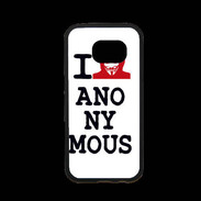Coque Samsung S7 Premium I love anonymous
