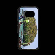 Coque Samsung S7 Premium DP Barge en bord de plage