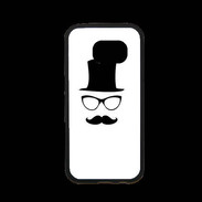 Coque Samsung S7 Premium chapeau moustache