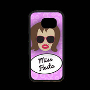 Coque Samsung S7 Premium Miss Fiesta Chatain