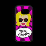 Coque Samsung S7 Premium Miss Shopping Blonde