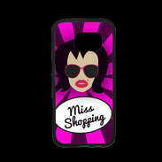 Coque Samsung S7 Premium Miss Shopping Brune