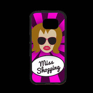 Coque Samsung S7 Premium Miss Shopping Rousse