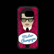Coque Samsung S7 Premium Mister Champagne Brun