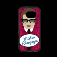 Coque Samsung S7 Premium Mister Champagne Chatain