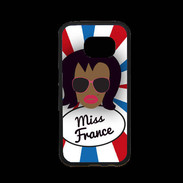 Coque Samsung S7 Premium Miss France Black