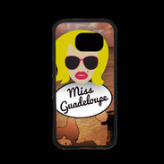 Coque Samsung S7 Premium Miss Guadeloupe Blonde