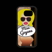 Coque Samsung S7 Premium Miss Guyane Blonde