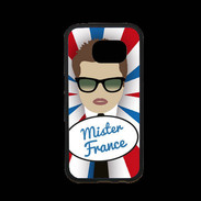 Coque Samsung S7 Premium Mister France Chatain