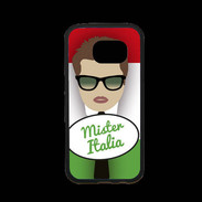 Coque Samsung S7 Premium Mister Italie Chatain