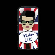 Coque Samsung S7 Premium Mister UK Brun