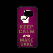 Coque Samsung S7 Premium Keep Calm and Make cake Rose