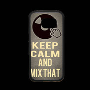 Coque Samsung S7 Premium Keep calm and Mix That Gris