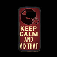 Coque Samsung S7 Premium Keep Calm and Mix That Rouge