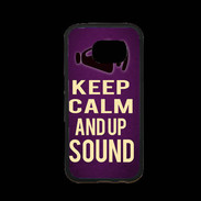 Coque Samsung S7 Premium Keep Calm and Up Sound Violet