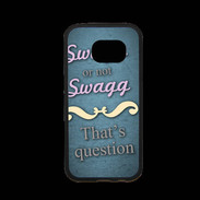 Coque Samsung S7 Premium Swag or Not bleu ZG
