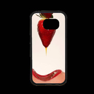 Coque Samsung S7 Premium Plaisir et fraise PR20