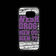 Coque Samsung S7 Premium Wesh Gros Violet