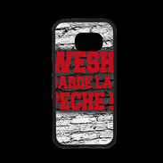 Coque Samsung S7 Premium Wesh garde la pèche Rouge