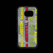Coque Samsung S7 Premium Wesh Vert Jaune