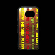 Coque Samsung S7 Premium Wesh Vert Jaune Sun