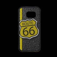 Coque Samsung S7 Premium route 66 goudron