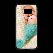 Coque Personnalisée Samsung S7 Edge Premium Bébé Sirène