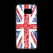 Coque Personnalisée Samsung S7 Edge Premium Angleterre sur Drapeau 1