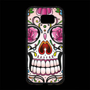 Coque Personnalisée Samsung S7 Edge Premium Tête de mort design et coloré