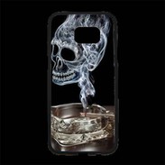 Coque Personnalisée Samsung S7 Edge Premium Tête de mort cendrier