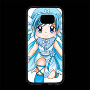 Coque Personnalisée Samsung S7 Edge Premium Chibi style illustration of a Super Heroine